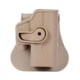 IMI Defense Polymer OWB Paddle Holster, Glock 23 Gen 4, Glock 26 Gen 5, Glock 27 Gen 4, Glock 28 Gen 4, Glock 33 Gen 4, Glock 36 Gen 4, Flat Dark Earth, Right, IMI-Z1040FDE