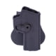 IMI Defense Polymer OWB Paddle Holster, Heckler &amp; Koch USP .40 S&amp;W, Heckler &amp; Koch USP 9mm Luger, Black, Right, IMI-Z1140BLACK