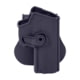 IMI Defense Polymer OWB Paddle Holster, Heckler &amp; Koch USP .45 ACP, Black, Right, IMI-Z1210BLACK