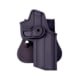 IMI Defense Polymer OWB Paddle Holster, Heckler &amp; Koch USP .45 ACP, Heckler &amp; Koch USP Compact .45 ACP, Black, Right, IMI-Z1220BLACK