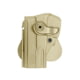 IMI Defense Polymer OWB Paddle Holster, Taurus PT800 Series, Flat Dark Earth, Left, IMI-Z1360LHFDE