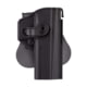 IMI Defense Polymer OWB Paddle Holster, CZ P-09, CZ Shadow 2, Black, Right, IMI-Z1450BLACK