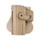 IMI Defense Polymer OWB Paddle Holster, CZ P-07, Flat Dark Earth, Left, IMI-Z1460LHFDE