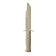 IMI Defense Rubberized Training Knife, Flat Dark Earth, IMI-ZRTKFDE
