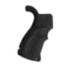 IMI Defense EG Overmolding AR-10, AR-15, Knight's Armament M110, M16, M4, SR-25 M16/AR15 AR Grip, Black, IMI-ZG108BLACK