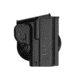 IMI Defense One Piece OWB Paddle Polymer Holster, 1911 .45 ACP Officer'S Pistols, Black, IMI-Z8080BLACK