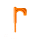 IMI Defense Rifle Safety Chamber Polymer Safety Flag, Orange, IMI-ZT004ORANGE