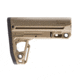 IMI Defense TS2 Tactical AR-15, M16, M4 Collapsible AR Buttstock w/Overmolded Buttplate, Flat Dark Earth, IMI-ZS107FDE
