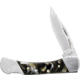 Imperial Schrade Lockback Folder Folding Knife,2in,Clip Point,Satin,Gray,Smooth POM Handle IMP41