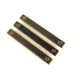 Indignant Arms IA Classic MLOK Rail Panels, 2.0 Slots, Indian Ebony Grip/Black Frame, rp-acc-ie-2.0