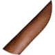 Infinite Blades 9in Brown Wood Knife, 9in Overall, 4.5in Satin Finish Stainless Blade, Brown Wood Handle, Leather Sheath, A30