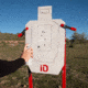 Infinite Defense Gen 2 Infinity Target, Silhouette, White, SIL1