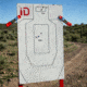 Infinite Defense Infinity Target &amp; Adjustable Stand Bundle, White, ITSBP