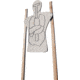 Infinite Defense Infinity Torso Target, White, TORSO