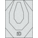 Infinite Defense IPSC Infinity Target, White, IPSCS