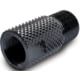 Infinite Product Solutions 1/2-28 - M16 x 1 LH Thread Adapter, Black, Knurled, 1228-16LH-BS-K