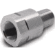 Infinite Product Solutions 1/2-36 RH - 1/2-28 Thread Adapter, Polished Stainless Steel, 1236-1228-SS
