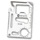 Infinite Product Solutions 11 In 1 Multi Tool Card, Polished Stainless Steel, CCMULTI111