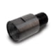 Infinite Product Solutions 5/8-24 - 1/2-28 Thread Adapter, Black, Smooth, 5824-1228-BS