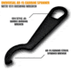 Infinite Product Solutions AR-15 Carbine Spanner w/1911 Bushing Wrench, Black, CAR-SPANNER