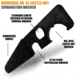 Infinite Product Solutions AR-15 Enhanced Castle Nut Armorer Wrench, Glossy Black, STOCK-WRENCH-P