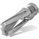 Infinite Product Solutions Gen 1 QD 3-Prong Flash Hider, .22 Hornet, 1/2x20, Natural Stainless Steel, FH-3PRG-G1-303-U-1220-CW