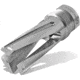 Infinite Product Solutions Gen 1 QD 3-Prong Flash Hider, .30 Carbine/.308 Winchester/.300 AAC Blackout/.300 Winchester Magnum, 5/8x24, Natural Stainless Steel, FH-3PRG-G1-303-U-5824-CW