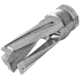 Infinite Product Solutions Gen 1 QD 3-Prong Flash Hider, 6.5mm Creedmoor, 5/8x24, Natural Stainless Steel, G1-303-U-5824-65-CW
