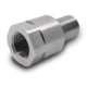 Infinite Product Solutions M13 x 1 RH - 1/2-28 Thread Adapter, Polished Stainless Steel, 13RH-1228-SS