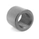 Infinite Product Solutions Pistol Knurled Thread Protector, Silver, 1/2x28, 1228P-TP-K-SS