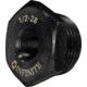 Infinite Product Solutions Tapered Thread Adapter, Black Oxide/Black Phosphate, 1/2x28, AD-TPR-4140-BOG-1228