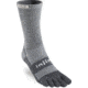 Injinji 2.0 Outdoor Midweight Crew Nuwool Socks - Mens, Charcoal And Black, Medium, 223370-CBS-M