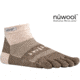 Injinji Run 2.0 Mid-Weight Mini-Crew Sock - Men's-Oatmeal-Small