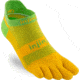 Injinji Run Lightweight No-Show Socks - Mens, Mango, Medium, 201110-MAN-Medium