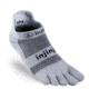 Injinji Run Lightweight No Show Xtralife Socks - Mens, Gray, Medium, 201110-GRY-M