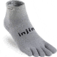 Injinji Run Original Weight Mini Crew Xtralife Socks - Mens, Gray, Small, 202130-GRY-S