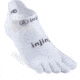 Injinji Run Original Weight No Show Xtralife Socks - Mens, White, Small, 202110-WHT-S