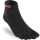 Injinji Sport Original Weight Mini Crew Coolmax Socks - Mens, Black, Small, 052230-BLK-S