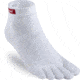 Injinji Sport Original Weight Mini Crew Coolmax Socks - Mens, White, Small, 052230-WHT-S