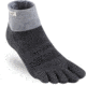 Injinji Trail Midweight Mini Crew Xtralife Socks - Mens, Granite, Small, 213130-GRA-S