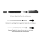 Inka Mobile Clip Pen and Stylus,Black IMPC-06-R7