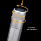 Inova X5 Lithium Powered 31 Lumens LED Flashlight, Titanium, Gift Box X5DM-GT