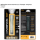 Inova XO3 LED Flashlight, Titanium, Dual Mode, Gift Box XO3DM-GT