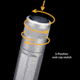 Inova XO3 LED Flashlight, Titanium, Dual Mode, Gift Box XO3DM-GT