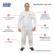 International Enviroguard Body Filter 95+ 4012 Coverall w/Alastic Wrist and Open Ankle, White, Extra Large, Case of 25, 4012XL