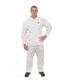 International Enviroguard Body Filter 95+ 4012 Coverall w/Alastic Wrist and Open Ankle, White, Extra Large, Case of 25, 4012XL