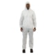 International Enviroguard SMS 2225 Coverall w/Attached Hood, Elastic Wrist and Ankle, White, Medium, 25EA 2225M
