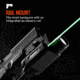 IPROTEC IPRMLT0002 RM600LSR Rail Mount Light Green Laser 600 Lum