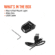 iPROTEC Mycro Rail Mount Gun Light, 300 Lumen, IPR-LGT-1001