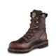 Irish Setter Farmington 83803 Mens Boot w/ Soft Toe, 8 in Height, Dark Brown Worn Saddle Leather, D Medium Width, Brown, 12, 83803D 120